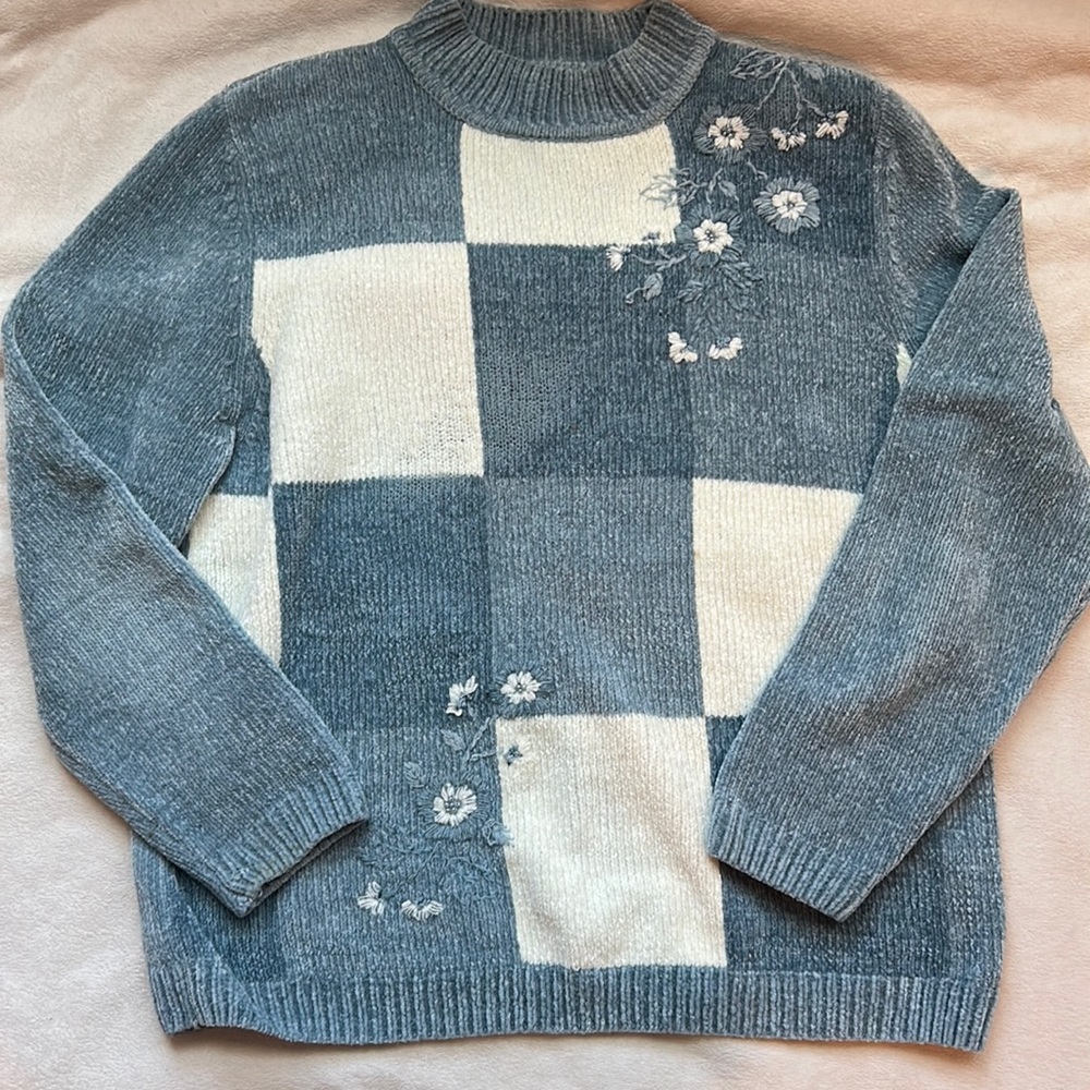 Alfred Dunner Vintage Sweater w/ Shoulder Pads